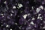 Dark Purple, Amethyst Crystal Cluster - Uruguay #123808-2
